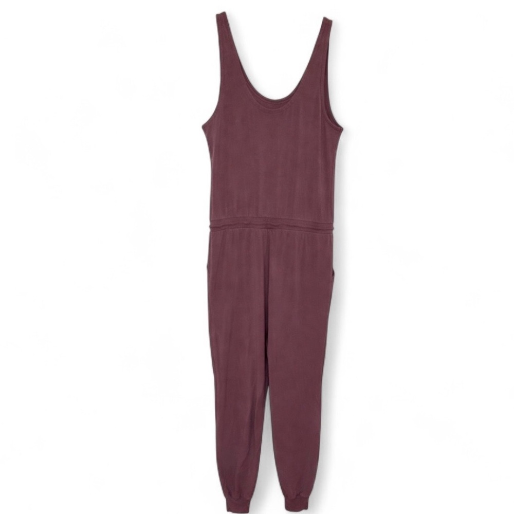Mauve Sleeveless Jogger Jumpsuit | XL - Picture 3 of 7